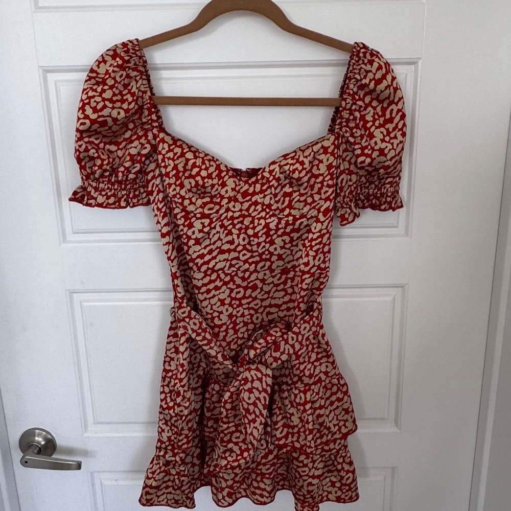Majorelle Mini Dress Floral Red -XS Never Worn- no tags